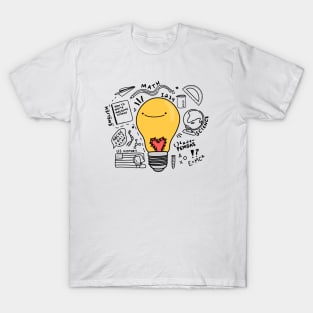 Cute Teacher Lightbulb T-Shirt